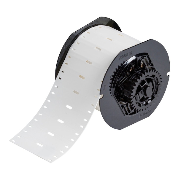 Cable Tags 0.59in H x 2.95in W Thermoplastic Polyether Polyurethane White 500/RL